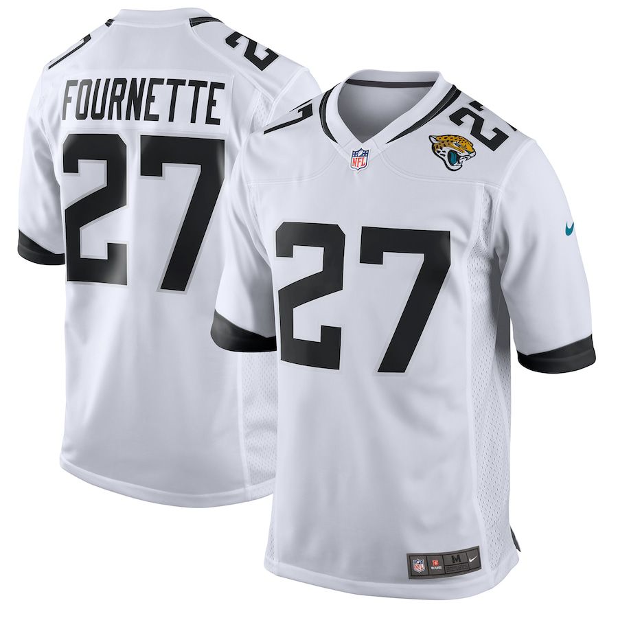 Men Jacksonville Jaguars #27 Leonard Fournette Nike White New Game NFL Jersey->jacksonville jaguars->NFL Jersey